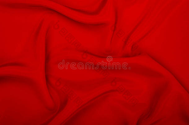 光滑的红色丝绸