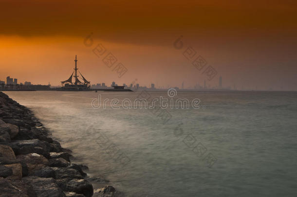 科威特水景