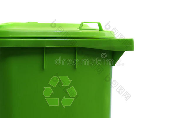 绿色回收容器
