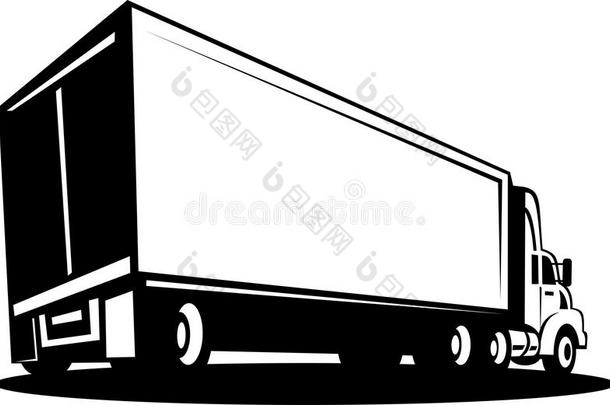 <strong>集装箱卡车</strong>和拖车
