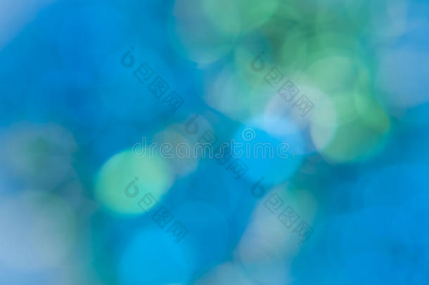 蓝绿色和蓝绿色抽象背景
