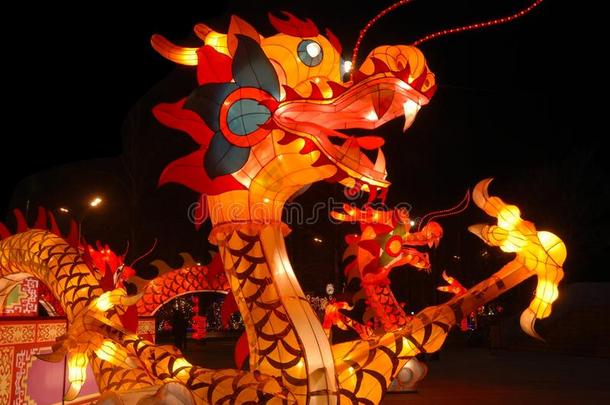 中国传统龙灯
