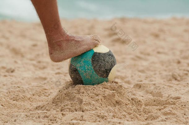 沙滩足球