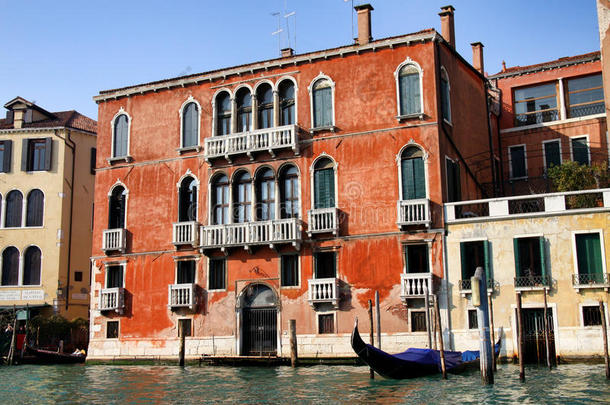 威尼斯大运河沿线的建筑