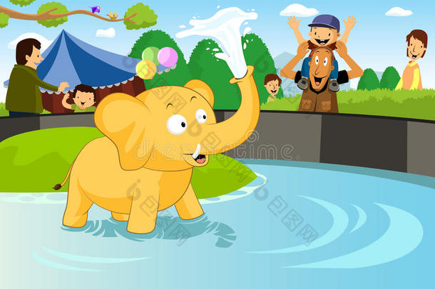 动物园里的小象