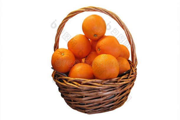 一篮子橘子