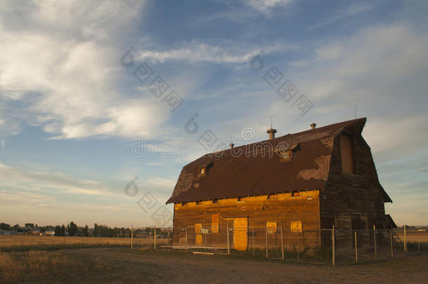 科罗拉多乡村美丽的乡村谷仓