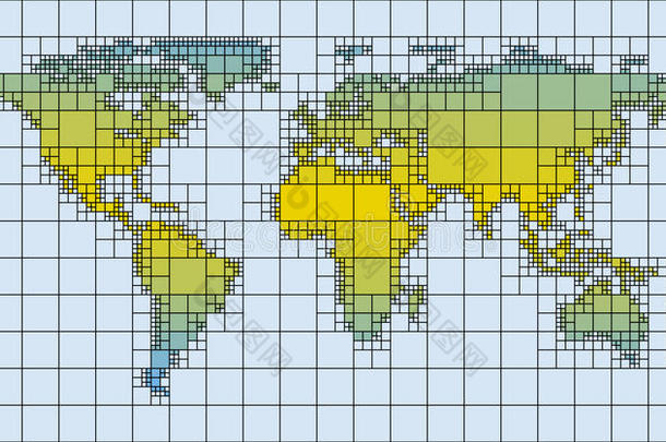 世界地图拼图