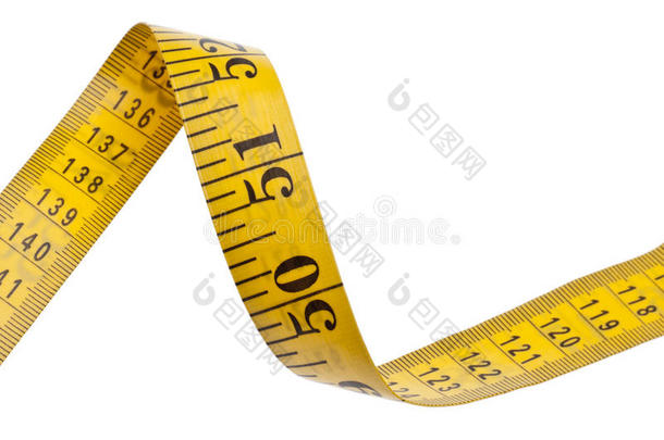 测量磁带饮食健康概念