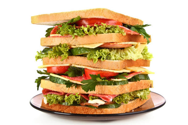 巨大的三明治