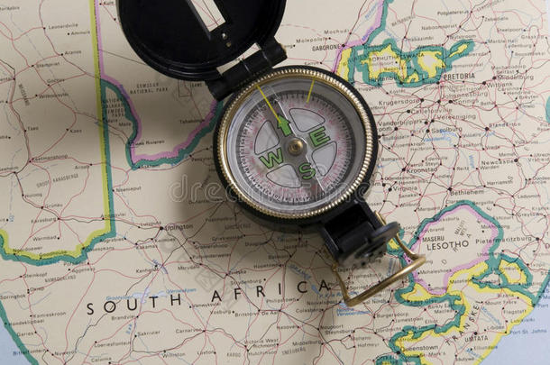 南非指南针地图