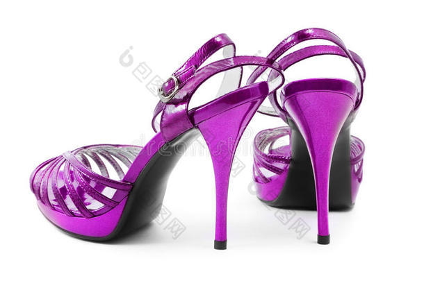 紫色鞋子