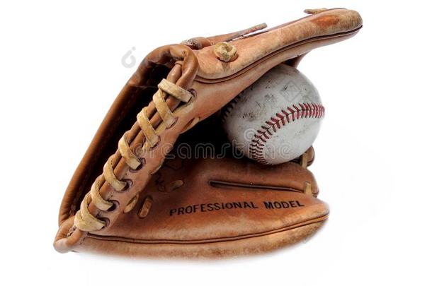 棒球和棒球手套
