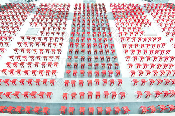 红色会议椅