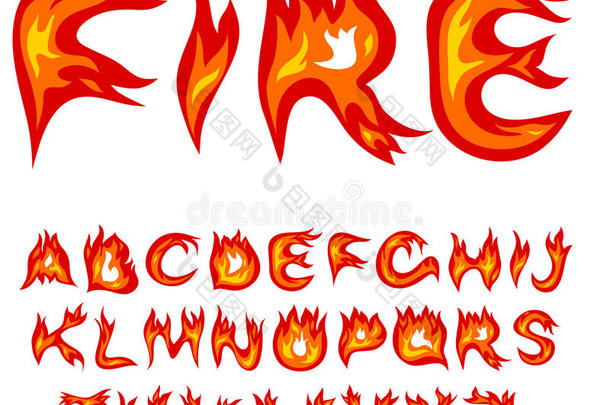 火焰字母表