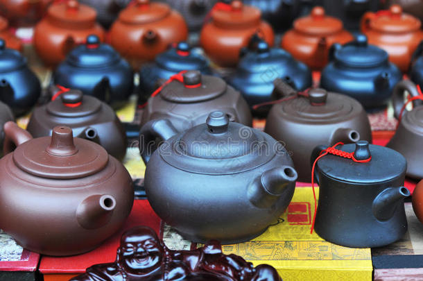 中国茶壶与佛像