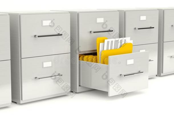 带文件夹的存档文件柜