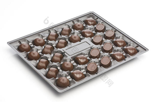盒装什锦巧克力糖