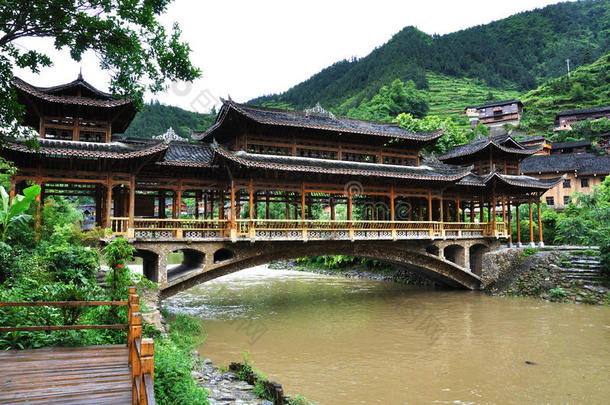 中国画廊桥