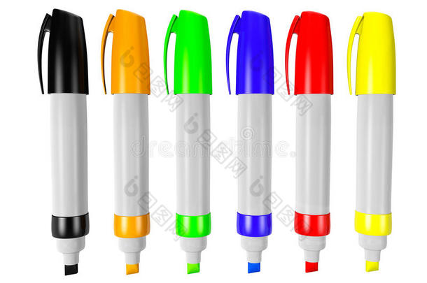 彩色记号笔