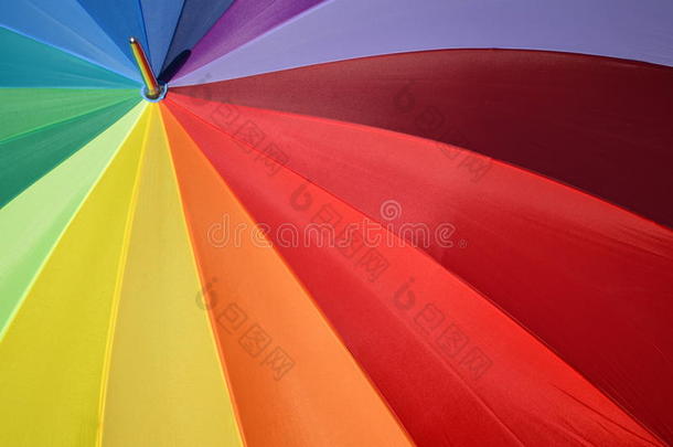 彩虹伞色圈