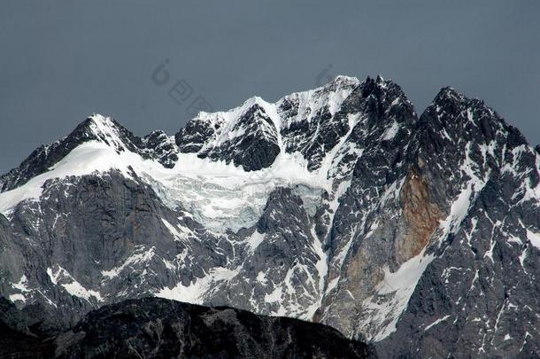 丽江twp，中国：玉龙雪山