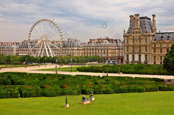 巴黎卢浮宫博物馆与迷宫
