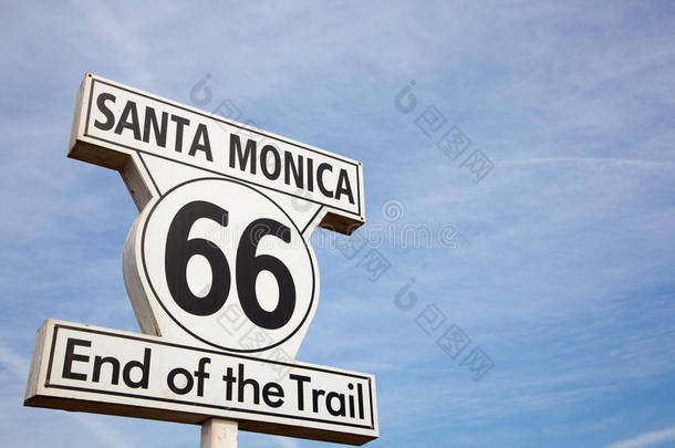 加州<strong>圣莫尼卡</strong>66号公路标志