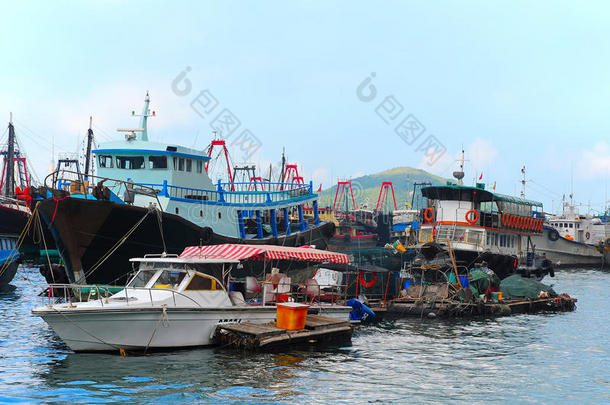 <strong>香港仔</strong>的渔船