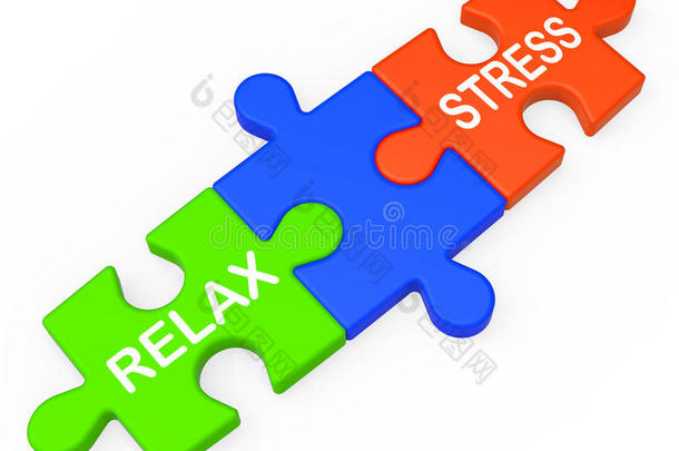 压力放松表示压力工作或放松