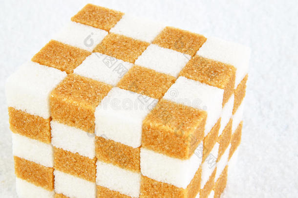 像鲁比克斯方块一样有糖方块的盒子