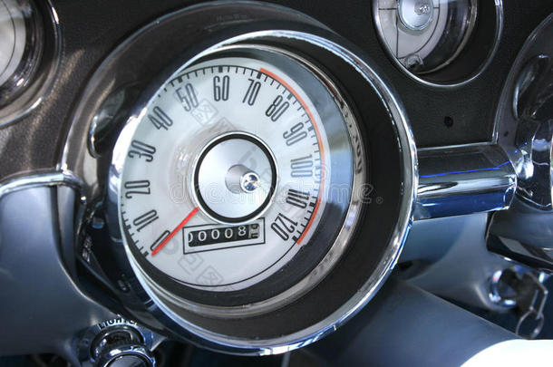 1967年福特野马速回速度计