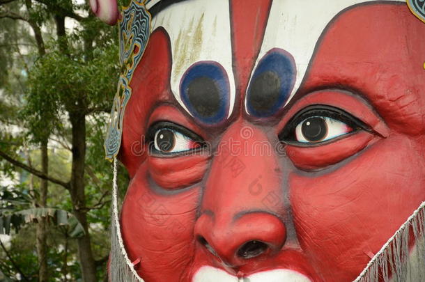 霍帕的中国神面具-被认为是关羽