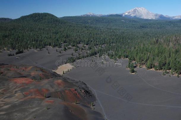 拉森火山，加利福尼亚州，美国