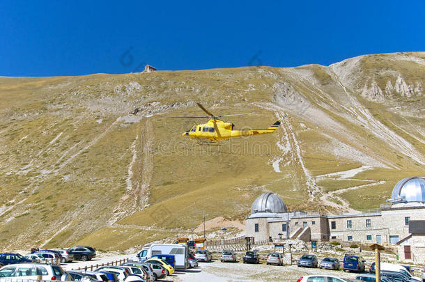 直升机救援，坎波帝<strong>国酒</strong>店，gran sasso，意大利