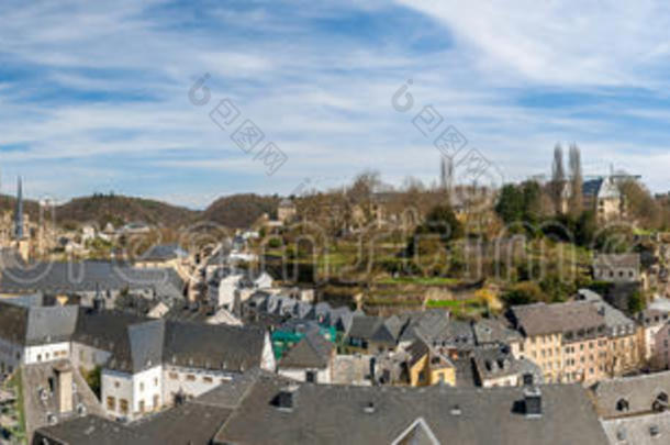 卢森堡古城景观