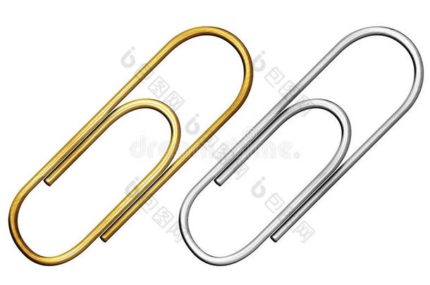 金属回形针组与回形针路径隔离
