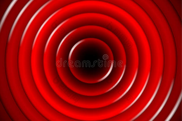 抽象背景，带亮红色圆圈