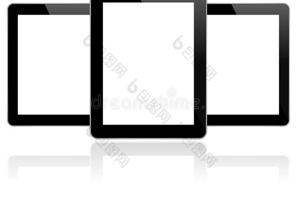 类似iPad5的黑色商务平板电脑