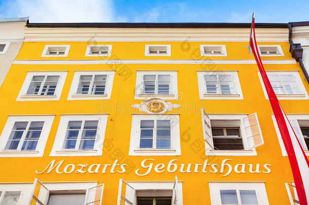 奥地利萨尔茨堡著名作曲家莫扎特的出生地