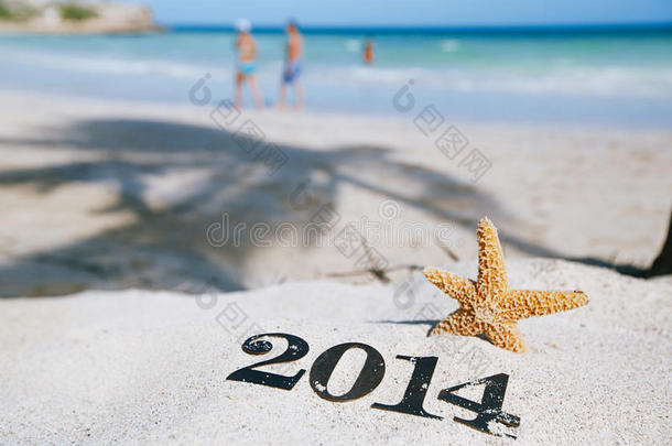 2014年海星、海洋、海滩和海景书信