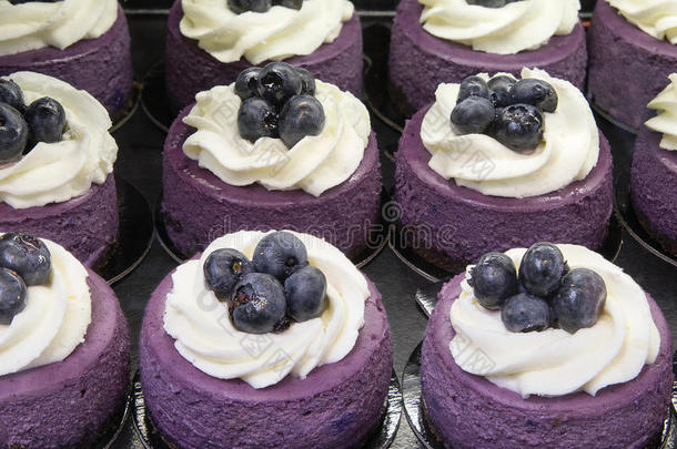 蓝莓水果慕斯蛋糕