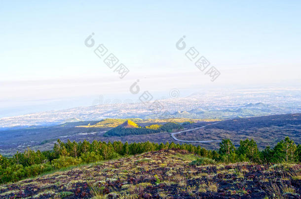 博韦山谷-埃特纳山，西西里