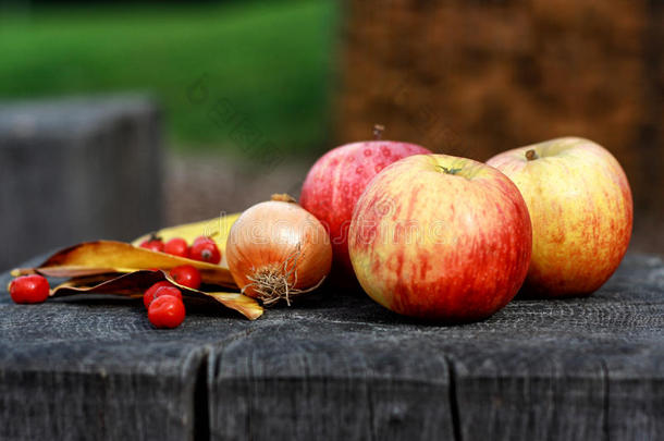 富足苹果芳香气氛秋天