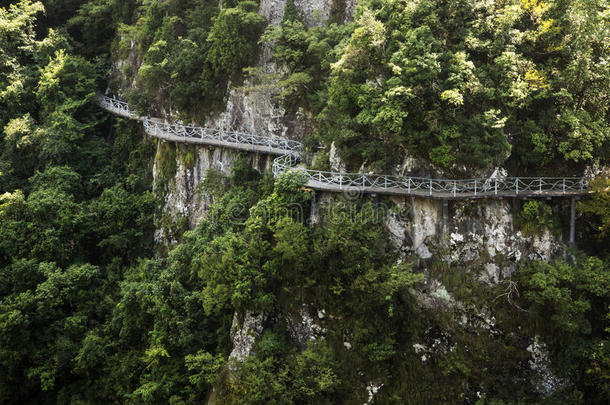 中国温州山水南溪江风景区