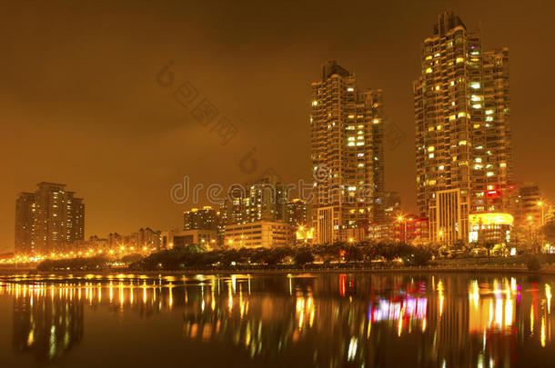 夜晚的城市