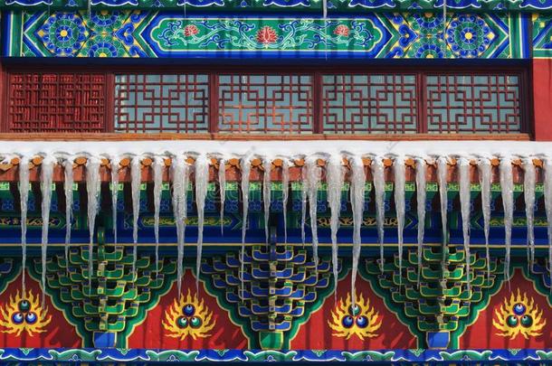 中国寺庙建筑史上的冰柱