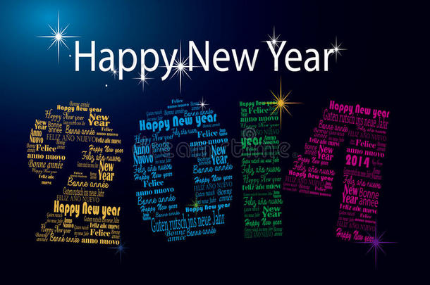 2014新年快乐多种语言词汇