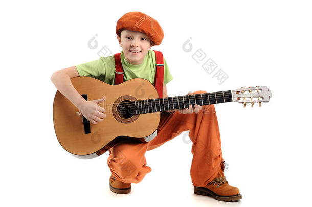 年轻的吉他手