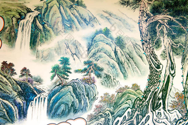 <strong>中国山</strong>水画